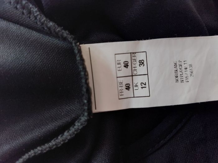 Combishort sans manches Mim noir & blanc taille 40 - photo numéro 8