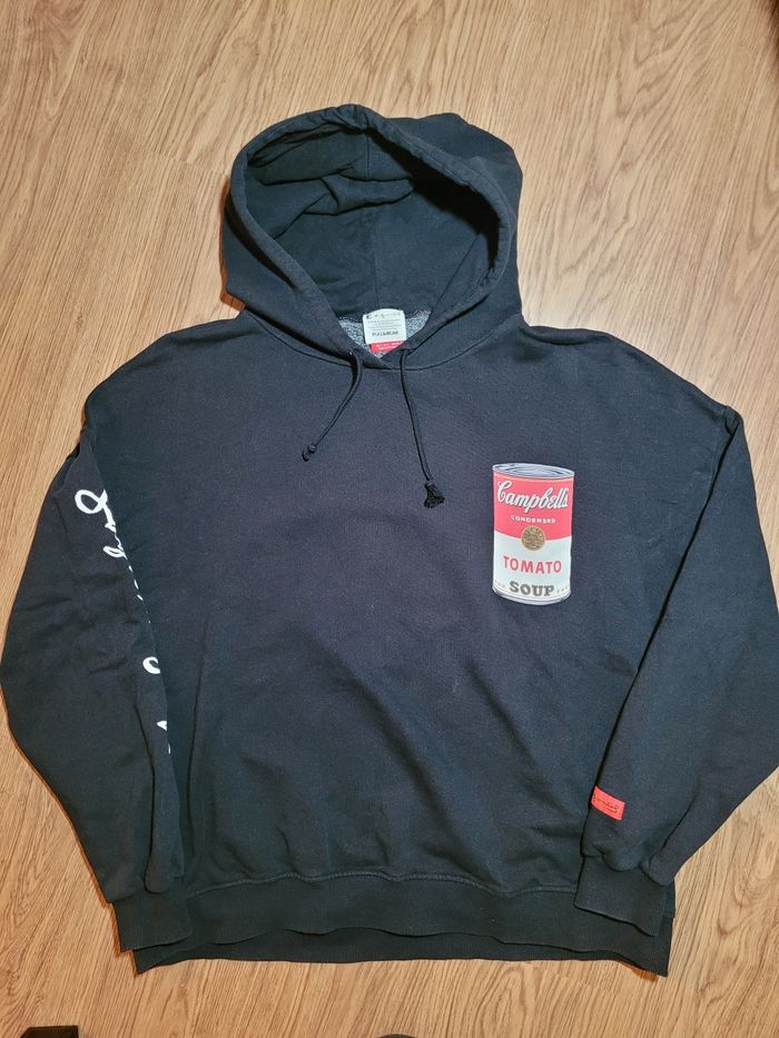 Sweat à Capuche Noir Andy Warhol Pull & Bear