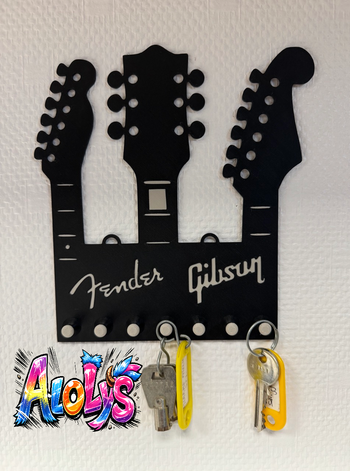 Porte-clés mural Guitare 
