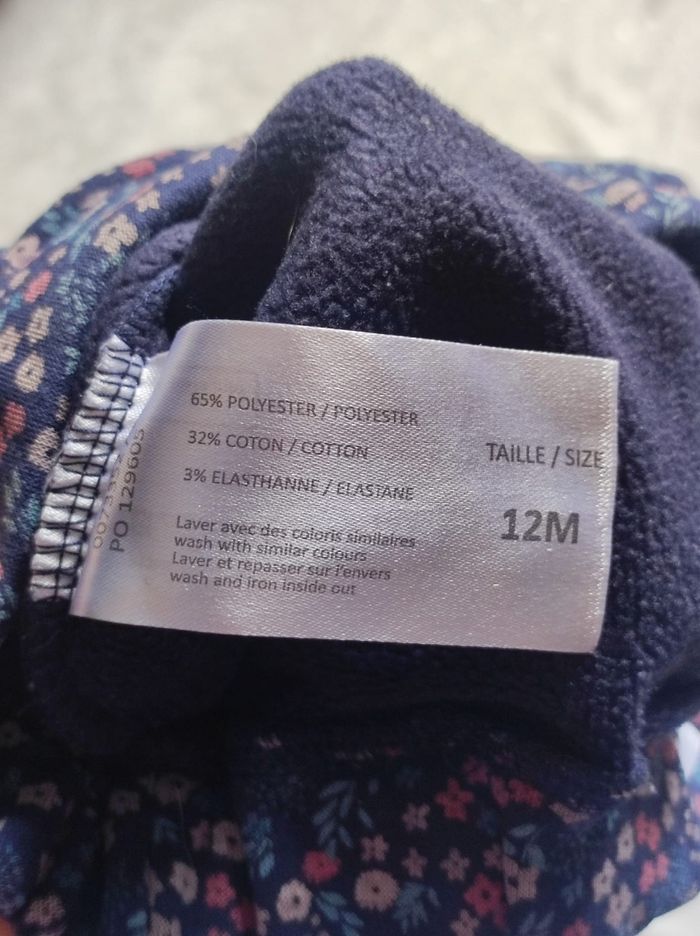 Pantalon imprimé fleurie 12mois - photo numéro 5