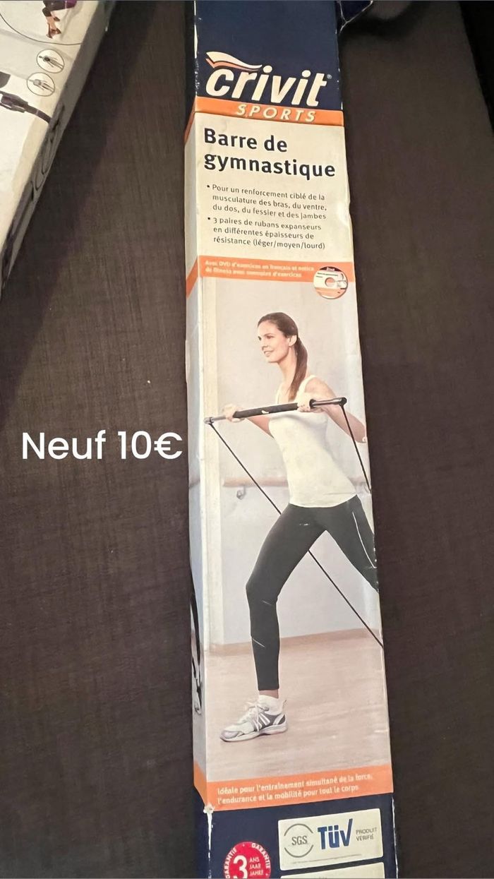 Barre de gymnastique sport et plein air