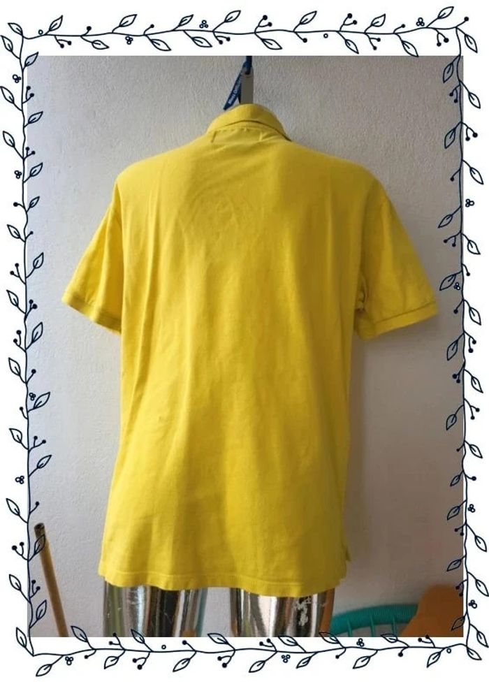 Polo jaune uni - photo numéro 4