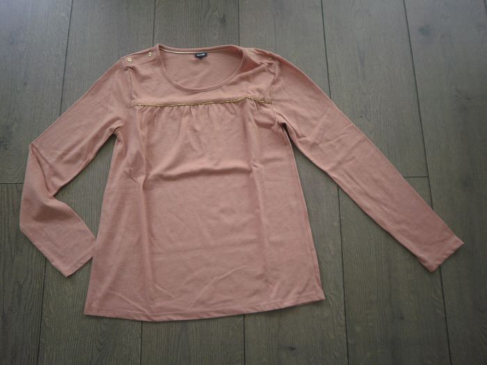 T-shirt à ML forme tunique Fille 12 ans NEUF