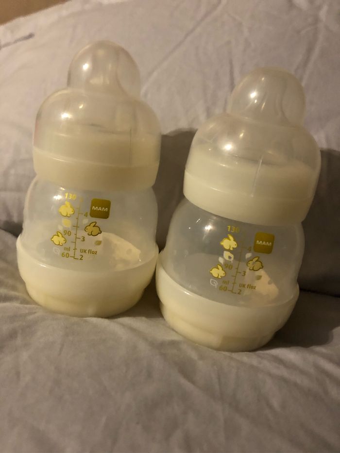 2 biberons Mam 130 ml