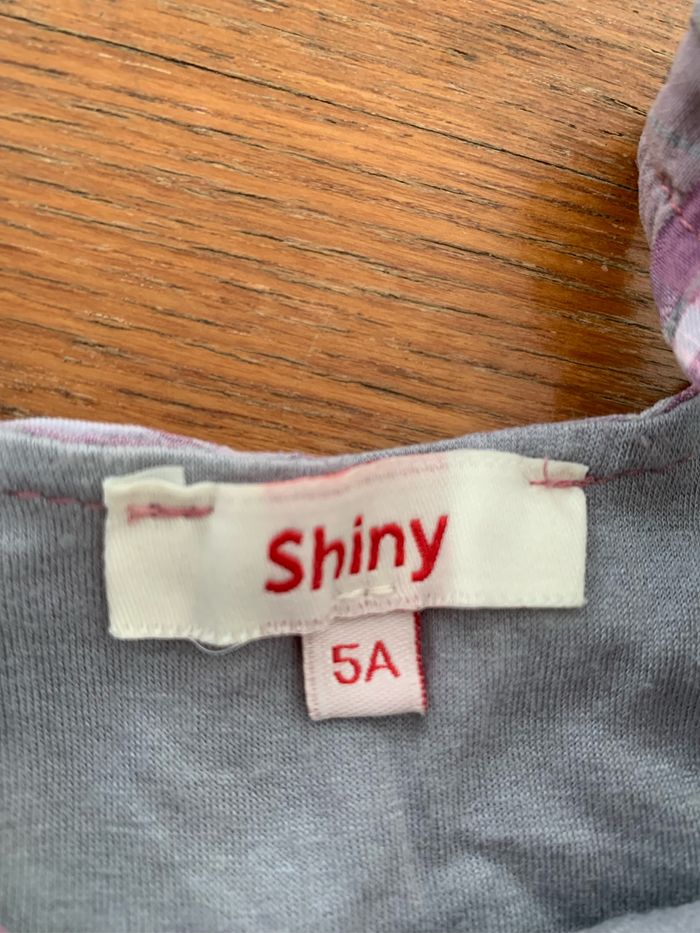 Jolie robe grise et parme 5 ans - photo numéro 6