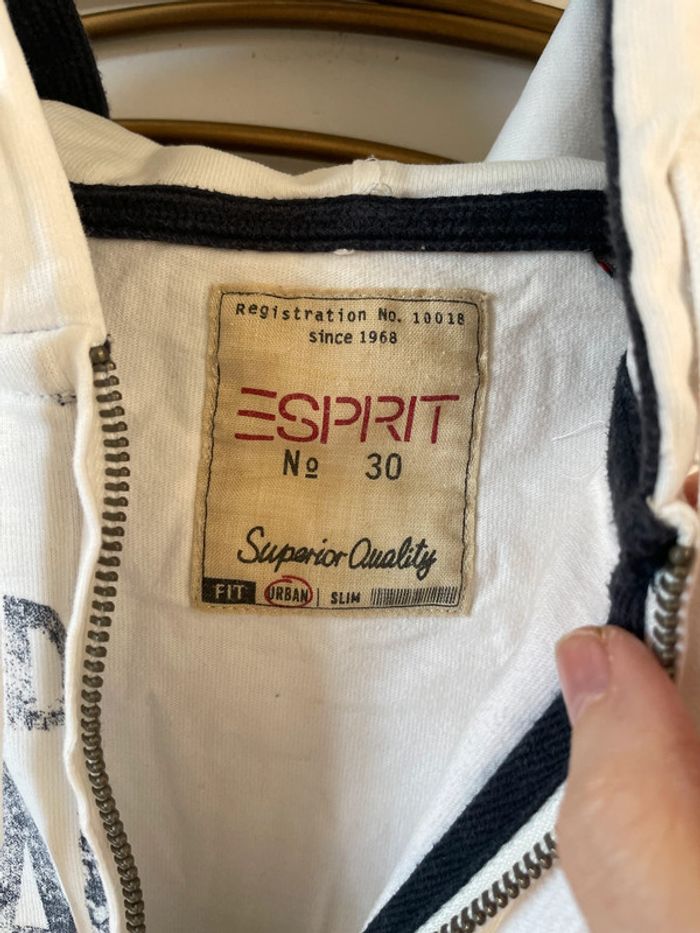 Sweat fin à capuche homme Esprit Taille L - photo numéro 3