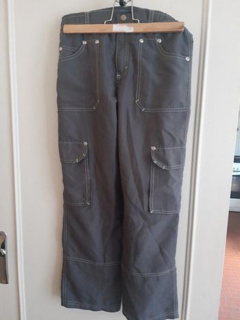 Pantalon cargo en toile