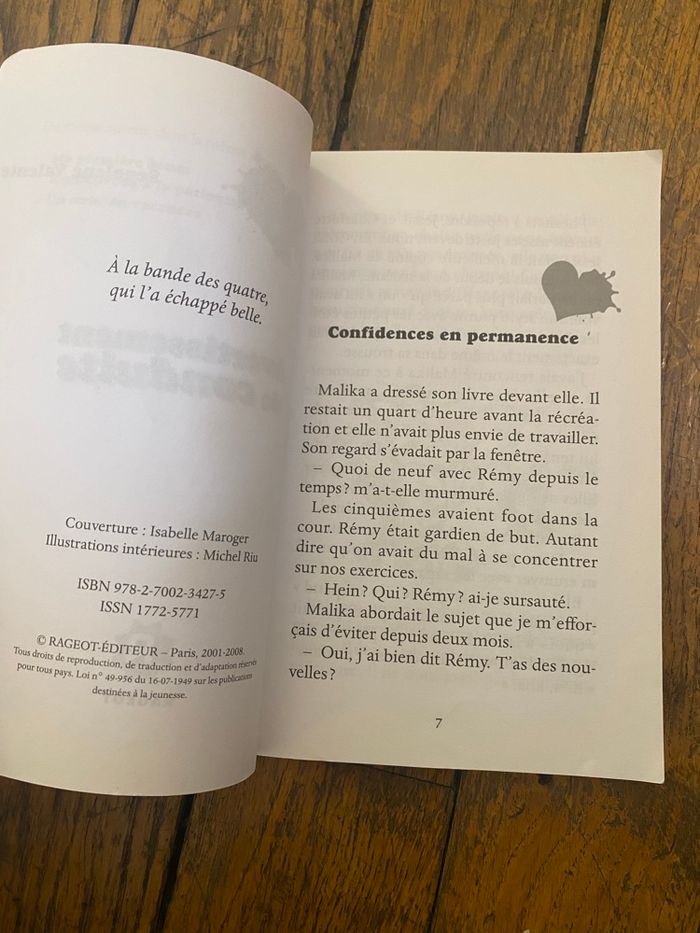 Lot 3 livres poche collection « Vive la 6e ! » De Ségolène Valente - photo numéro 6