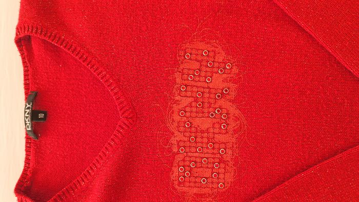 Pull rouge - photo numéro 2