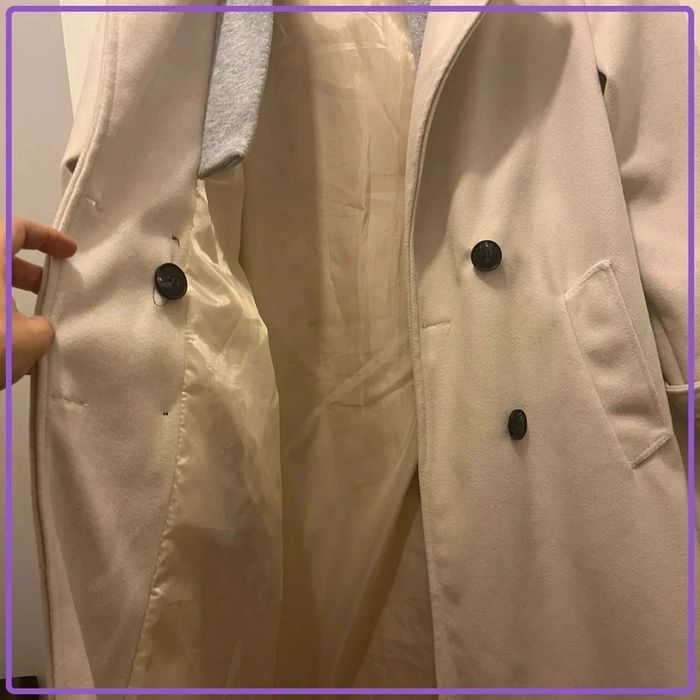 Manteau veste bi matière avec capuche - photo numéro 4