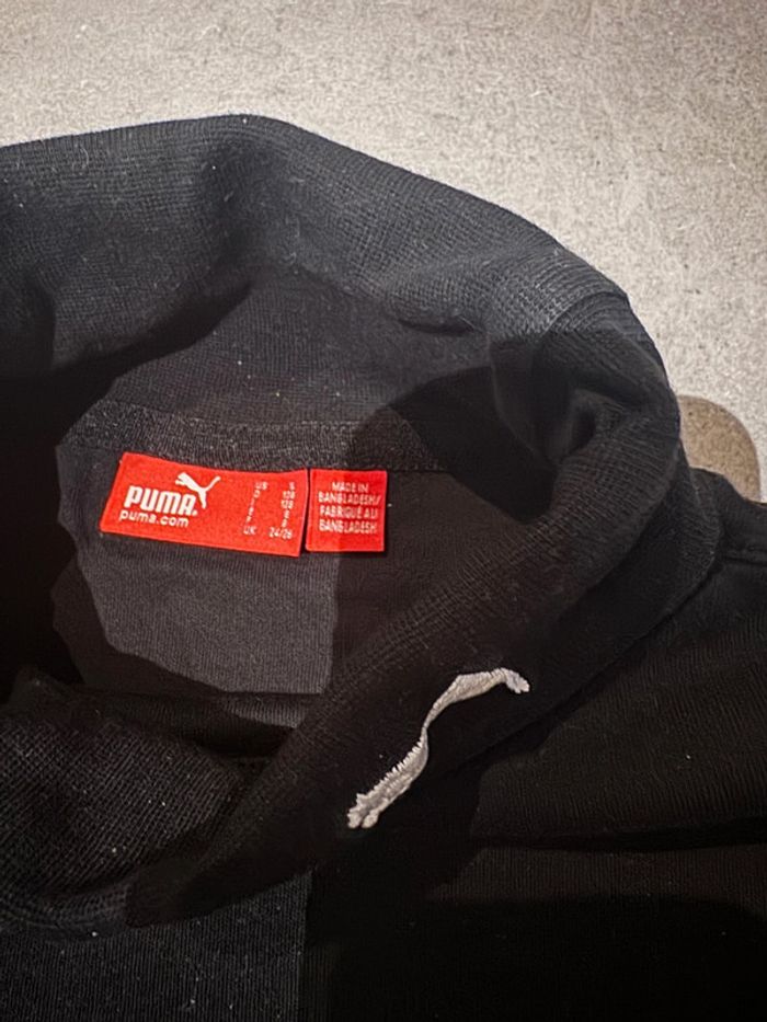 Pull / Sweat à col roulé - Puma - Noir & blanc - 128 / 8 ans - photo numéro 2