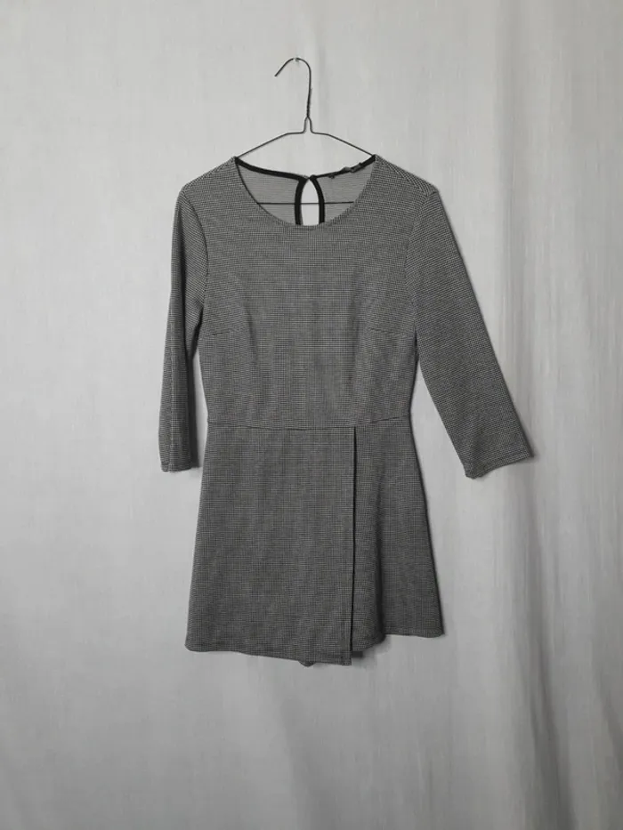 Combishort pied de poule bershka