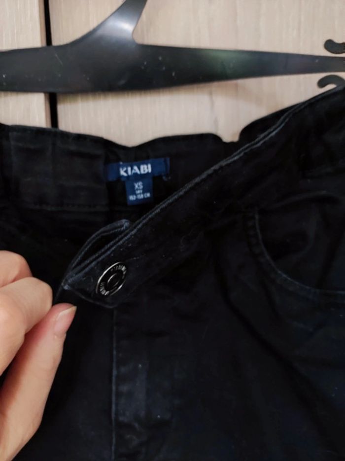 Short jean noir kiabi taille XS - 14 ans - photo numéro 3