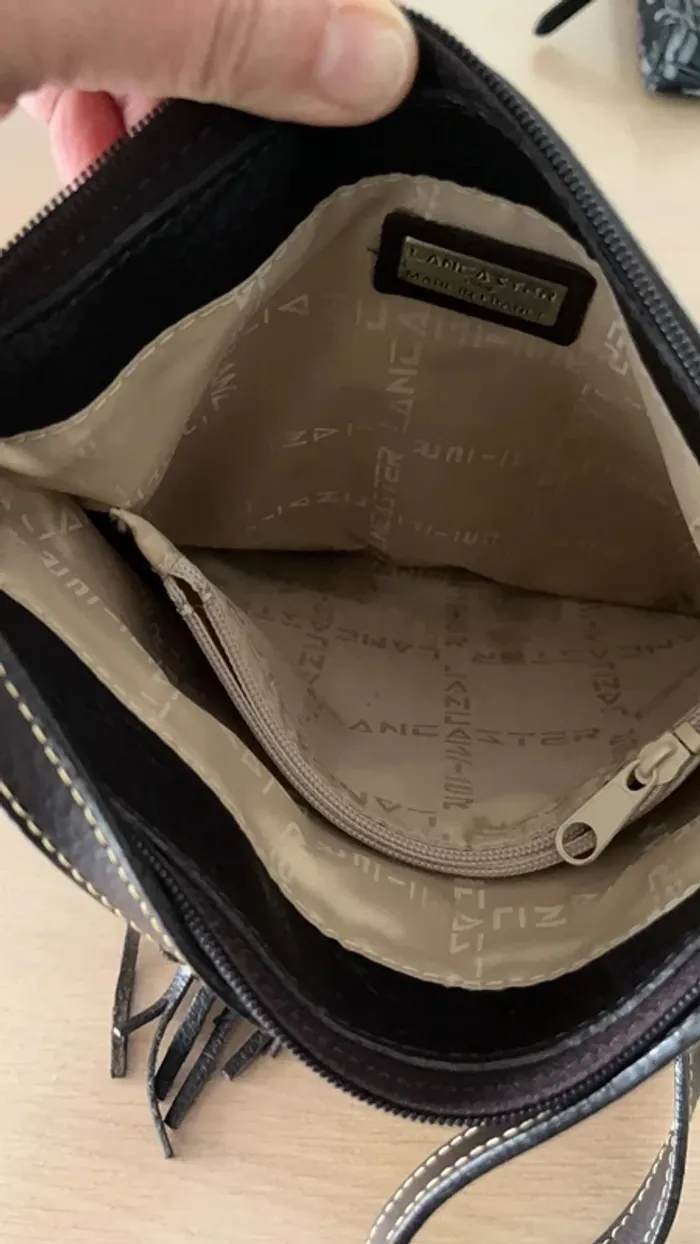 Sac bandoulière en cuir Lancaster - photo numéro 8