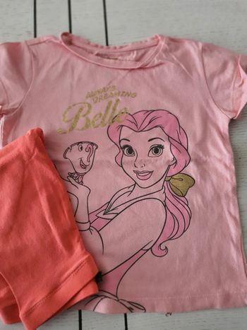 Tee shirt belle 3 ans disney