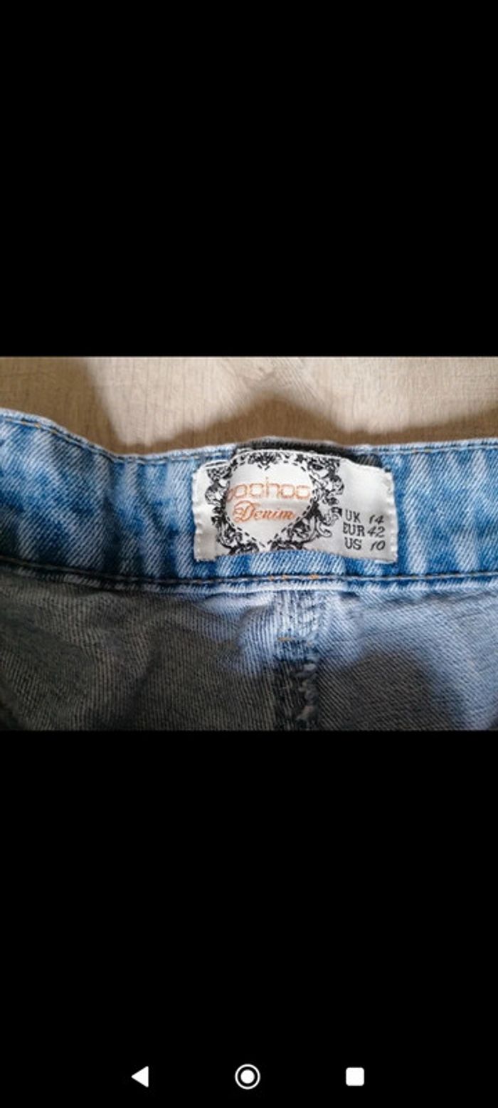 Short en jeans boohoo 42 - photo numéro 3