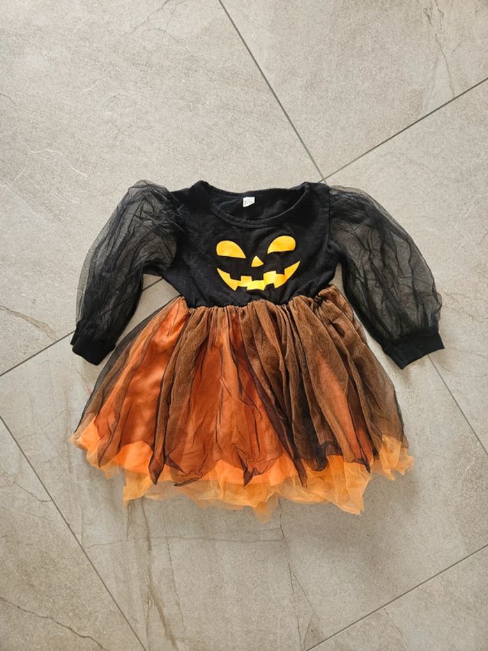 Deguisement Halloween - citrouille - 2/3 ans