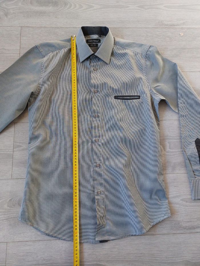 Chemise Yves Enzo slim fit taille S 37 / 38 neuve - photo numéro 4