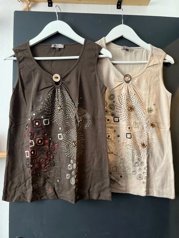 Lot de 2 débardeurs