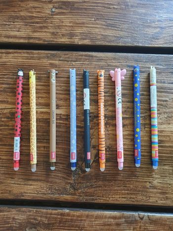 Lot de 9 stylos effacables Legami neuf