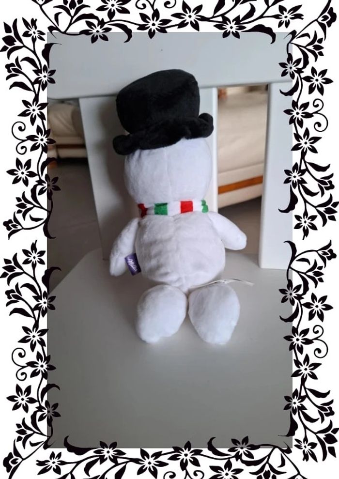 Peluche bonhomme de neige - photo numéro 4