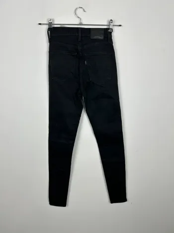 Jean Levi's Premium Femme Noir W26 L30 | Mile High Super Skinny | Taille FR36 | Très Bon État BP245