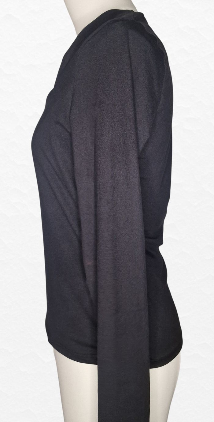 Haut manches longues H&M – Taille S – Noir – État : Très bon - photo numéro 4