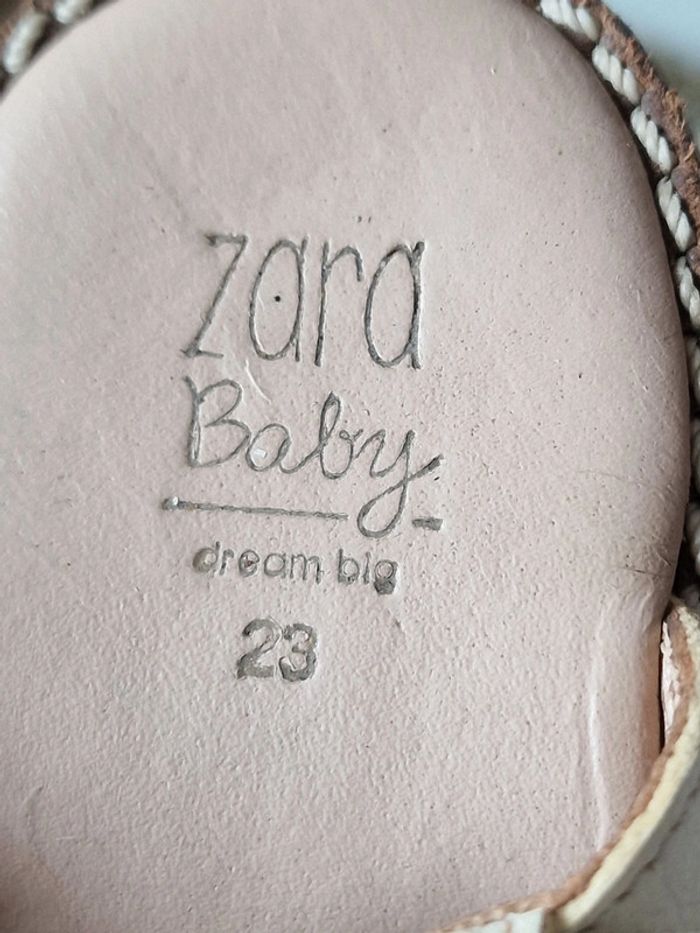 Claquettes Zara Baby fille 23 - photo numéro 5