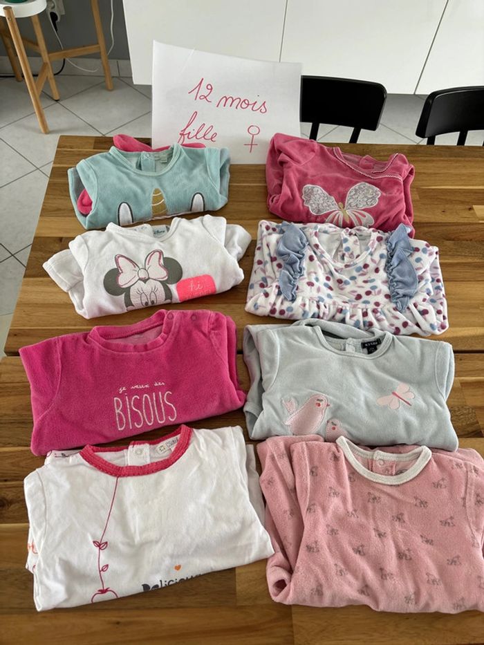 Lot de 8 pyjamas