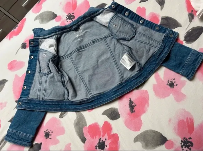 Veste jean fille - photo numéro 4