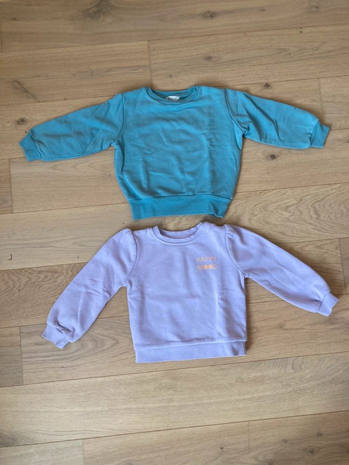 Lot 2 sweats fille 3 ans