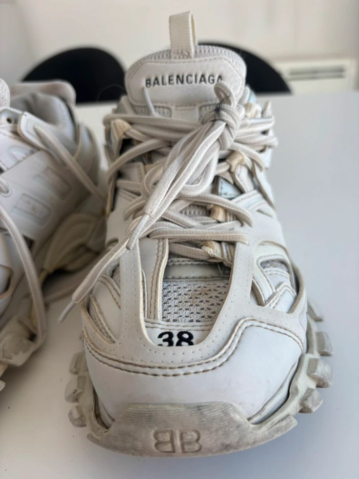 Balenciaga Track 2 blanches/grises/argentées – Taille 38 - photo numéro 12