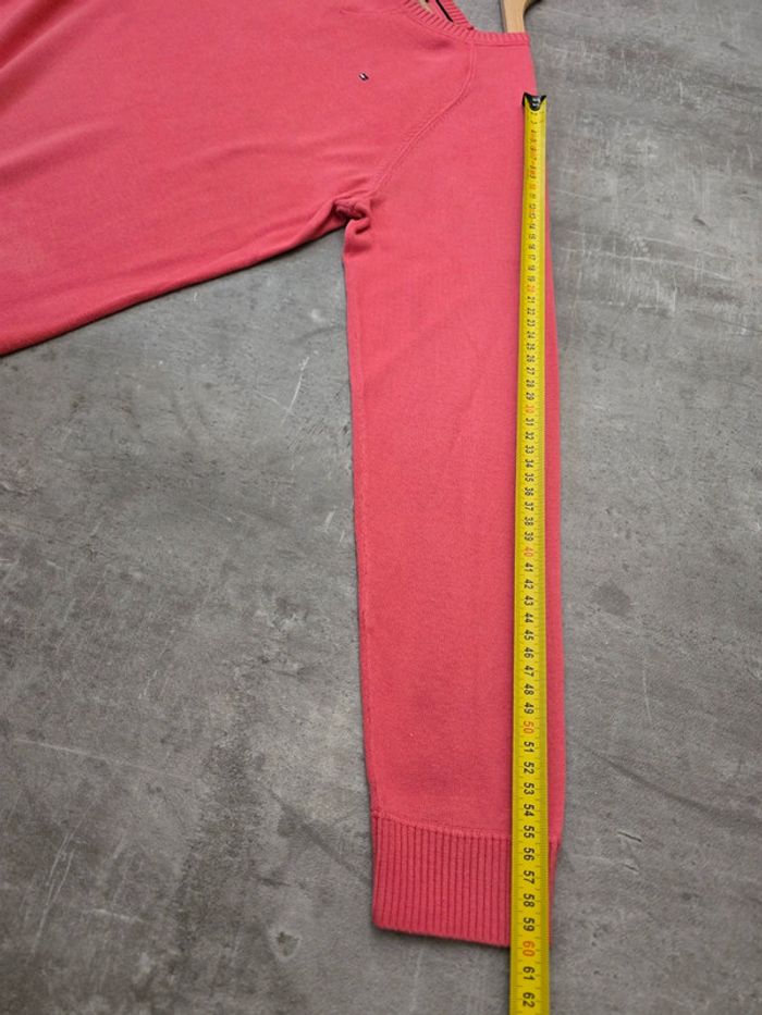 Pull Tommy Hilfiger corail coton pima M / casual chic léger - photo numéro 9