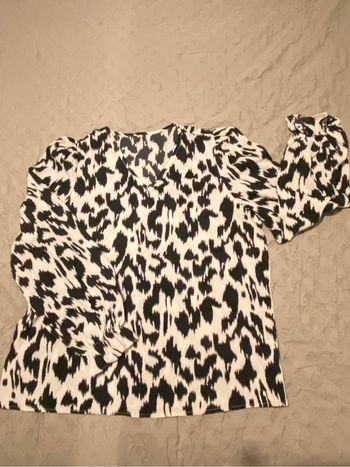 Blouse  imprimé  à col V