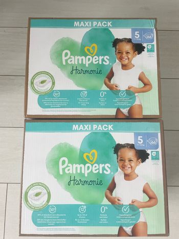 132 couches Pampers Harmonie taille 5
