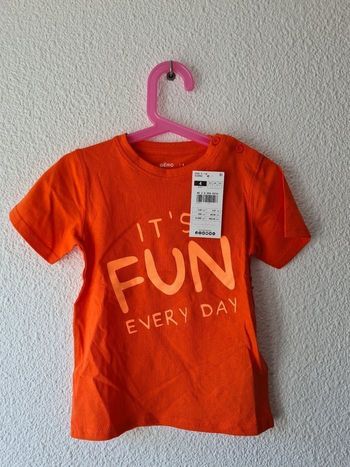 tee-shirt orange Gemo