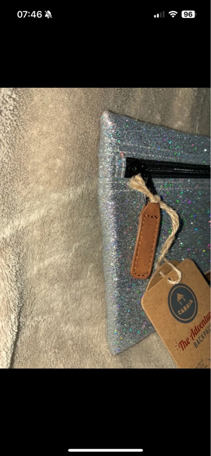 Pochette de Noël glitter buche de Noël - photo numéro 4