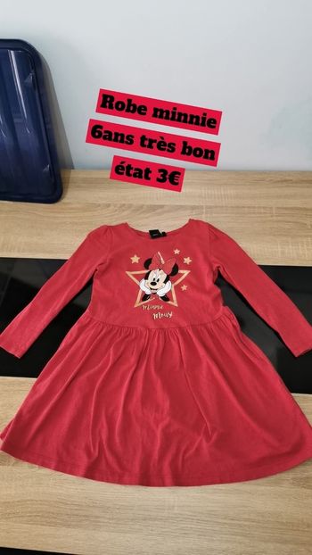 Robe minnie 6ans