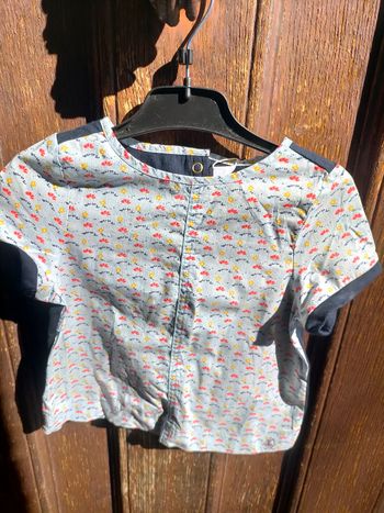Jolie tunique Petit bateau neuve 4 roues 