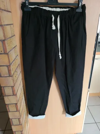 Pantalon broderie femme