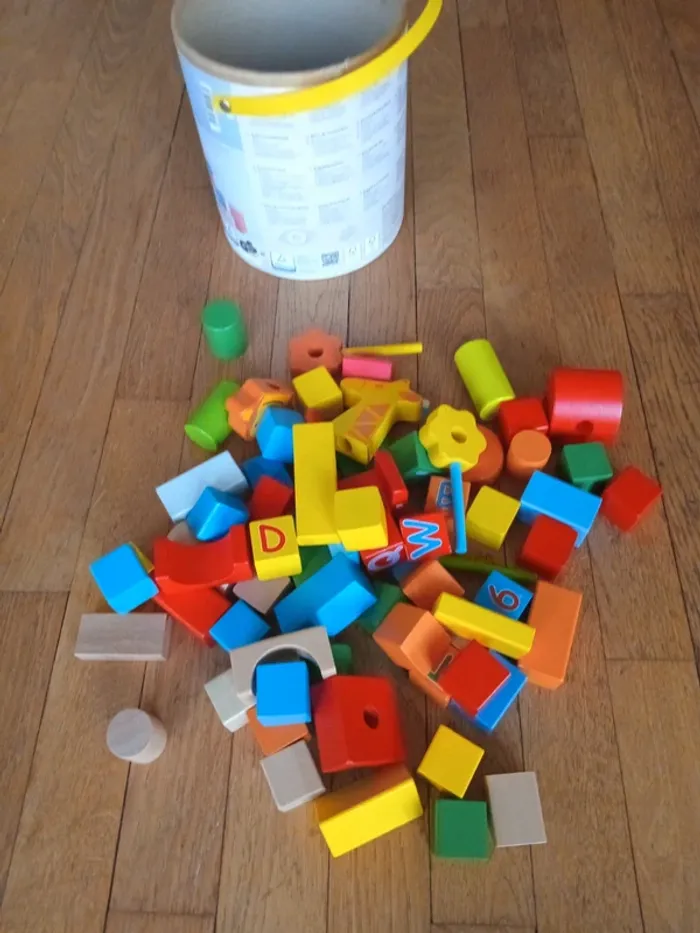 Jeu de construction bois 1 an et plus - photo numéro 4