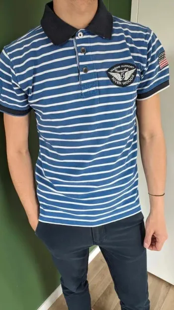 Polo rayé River Woods