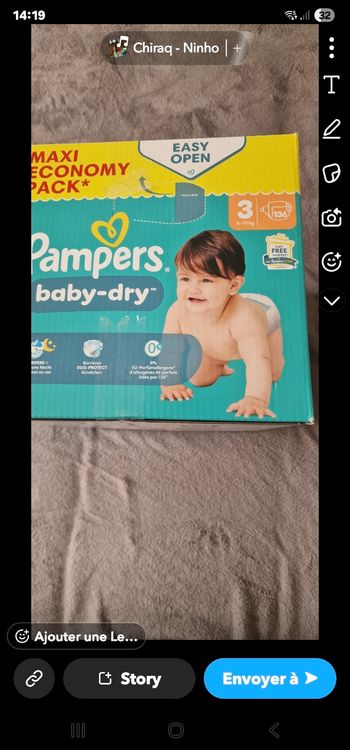 Couche pampers