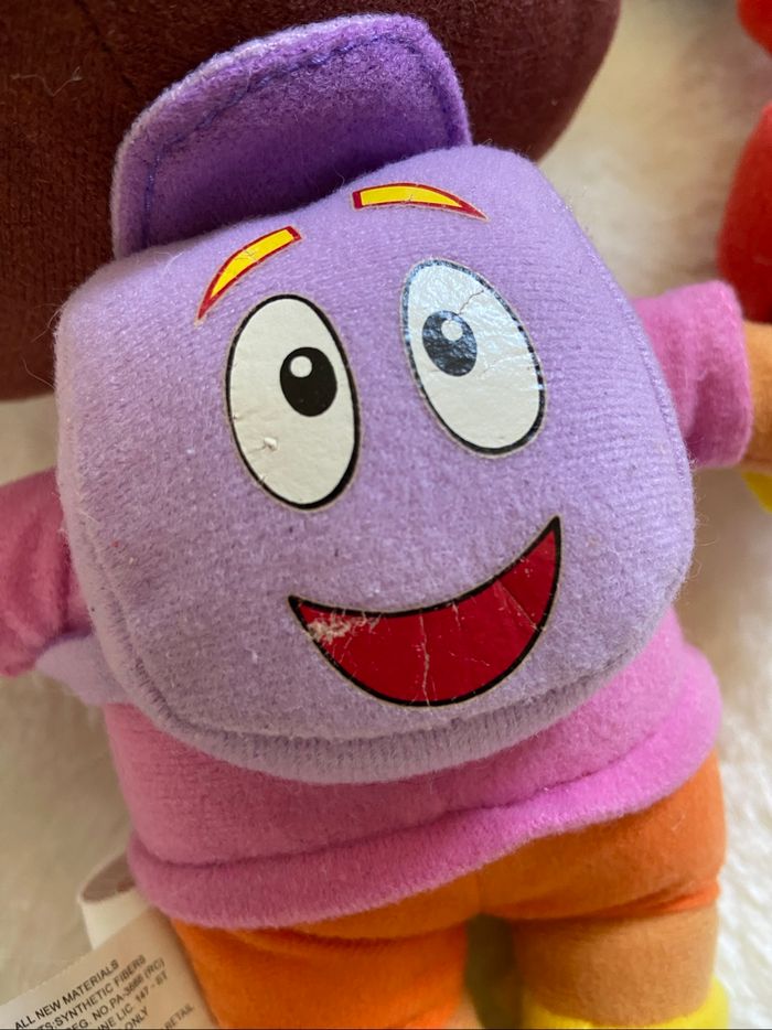 Lot de 2 peluches - Dora l’exploratrice et Babouche - photo numéro 7