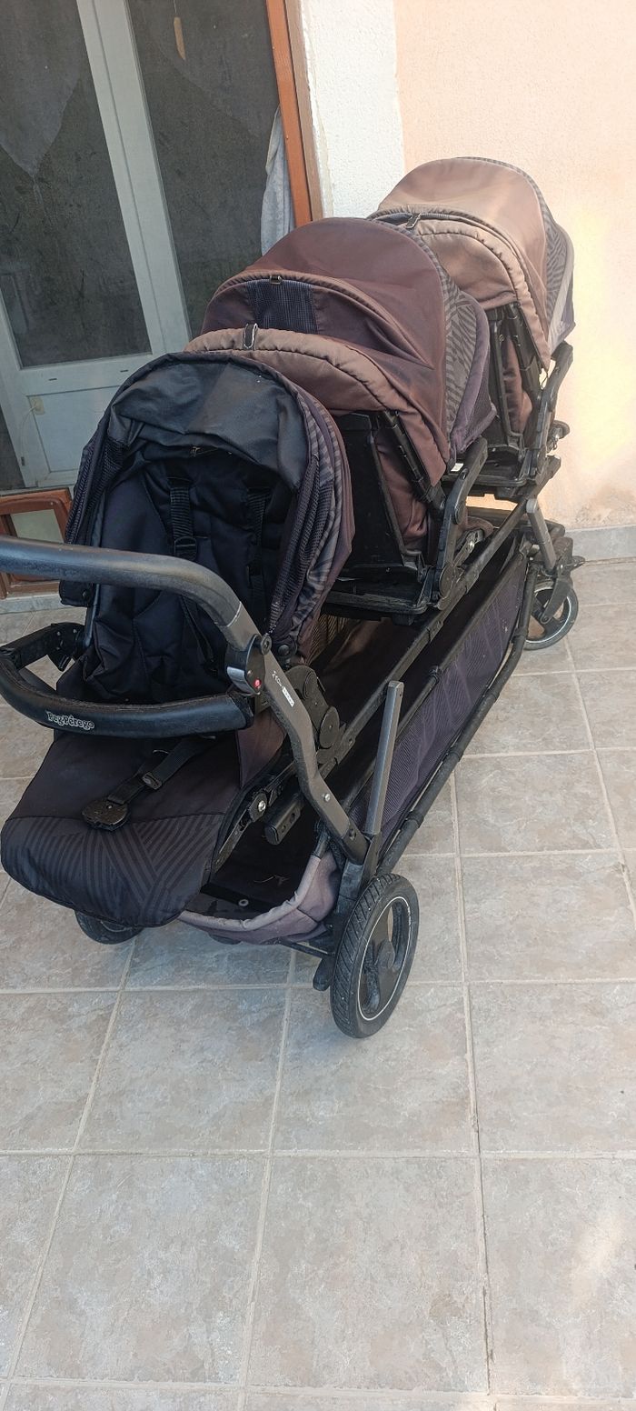 Poussette triple peg Perego+ chassis double - photo numéro 6