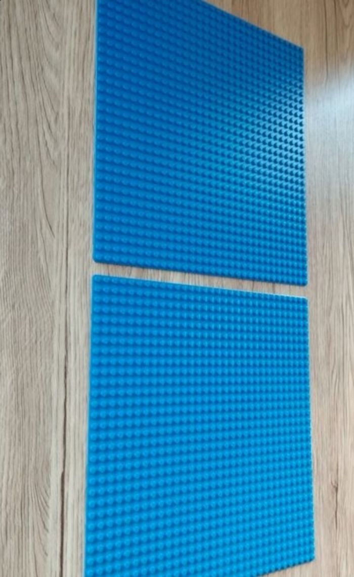 LEGO 2 plaques bleues 25 x 25 cm - photo numéro 3