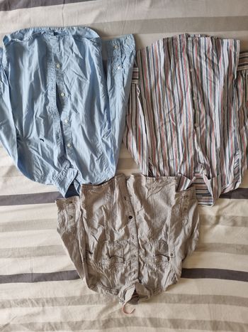 Lot chemises manches longues