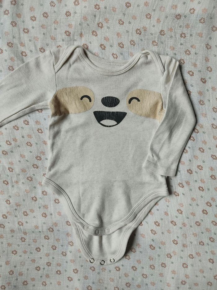 Lot de 2 bodies manches longues Baby Club - Taille 9 mois - Très bon état général - photo numéro 6