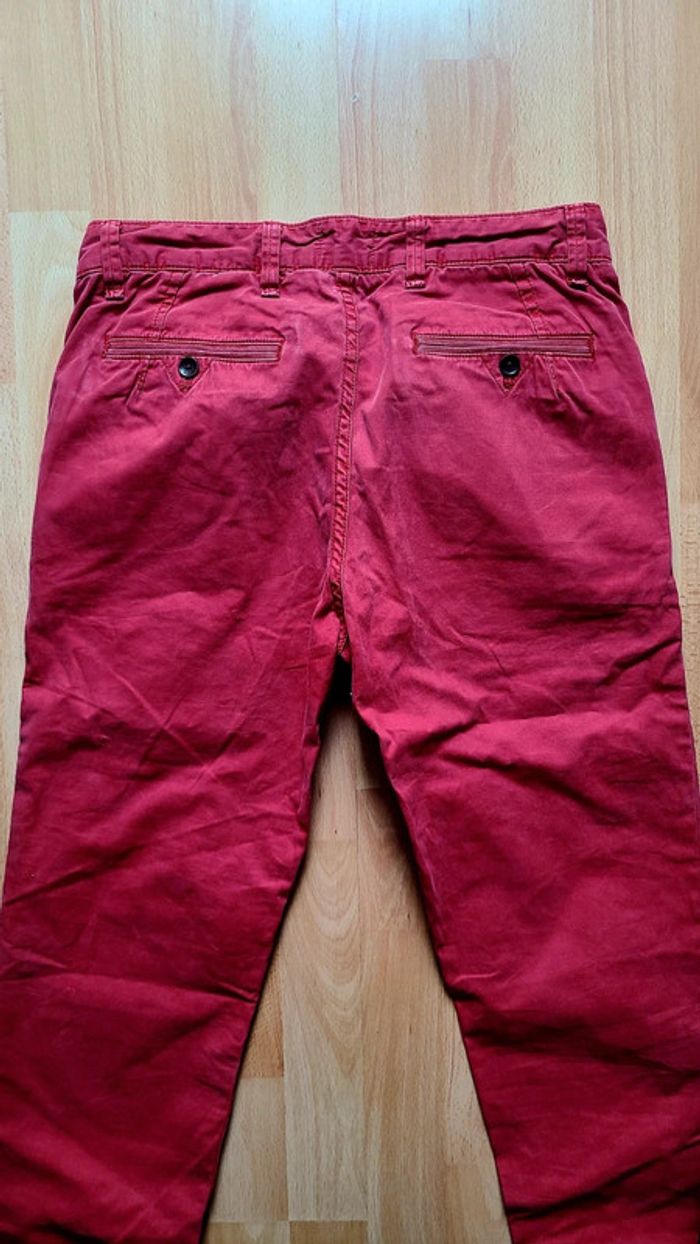 Pantalon chino rouge Tommy Hilfiger W30 L34 - photo numéro 3