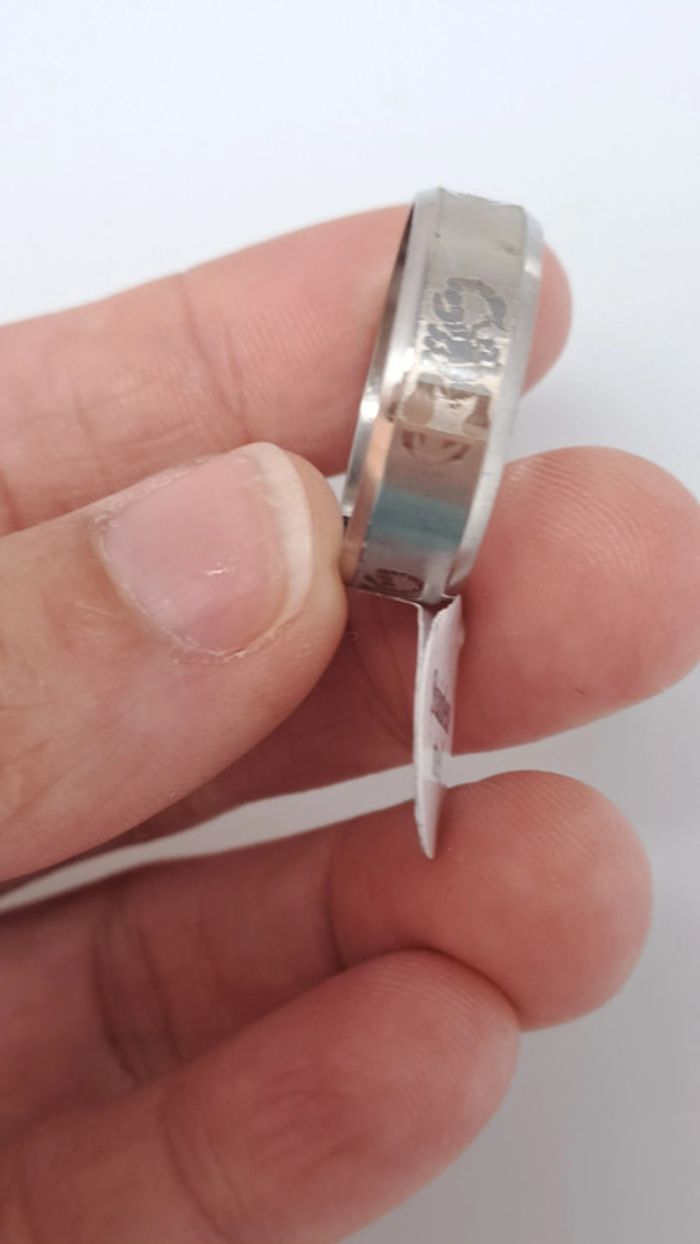 🦚Bague homme taille 20 - photo numéro 3